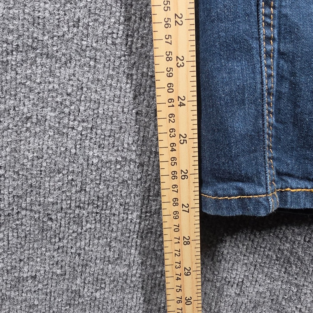 Levis 541 Jeans Mens 46x30 Athletic Taper Medium Wash Whiskering Distressed Jean - Picture 6 of 8
